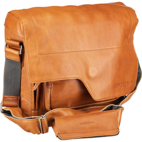 compagnon "the messenger" Generation 2 Camera Bag (Light Brown, Leather)