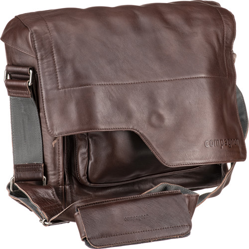 compagnon "the messenger" Generation 2 Camera Bag (Dark Brown, Leather)