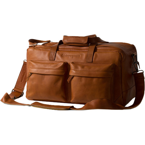compagnon "the weekender" Leather Camera Bag (Light Brown)