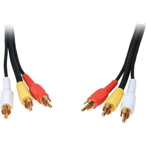 Comprehensive Standard Series 3RCA Composite Audio/Video Cable (35')