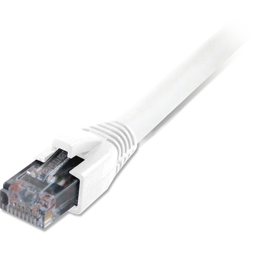 Comprehensive 35' Cat6 Snagless Solid Plenum Shielded Patch Cable (White)