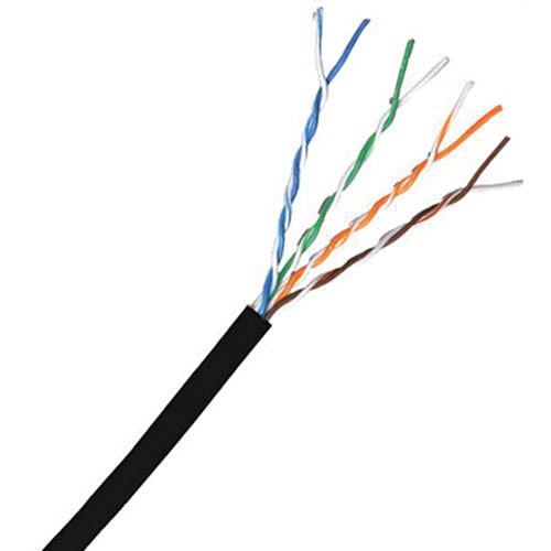 Comprehensive Cat6 550 MHz Shielded Stranded LAN Cable (1000', Black)