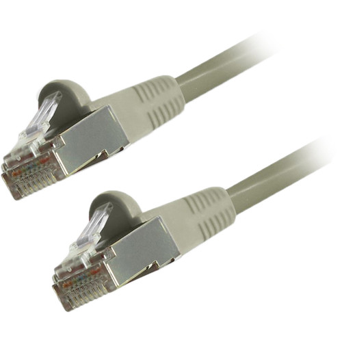 Comprehensive Cat 6 Snagless Shielded Ethernet Cable (25', Gray)