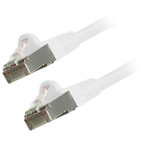 Comprehensive Cat 6 Snagless Shielded Ethernet Cable (7', White)