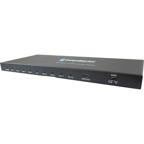 Comprehensive 1 x 8 HDMI UHD 4K60 18 Gb/s Splitter
