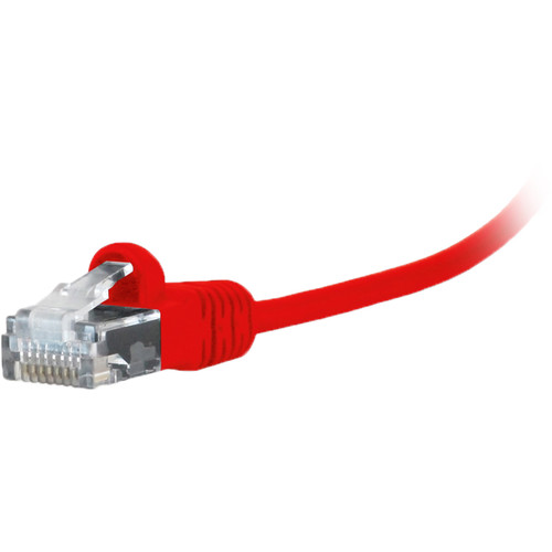 Comprehensive MicroFlex Pro AV/IT CAT6 Snagless Patch Cable (10', Red)