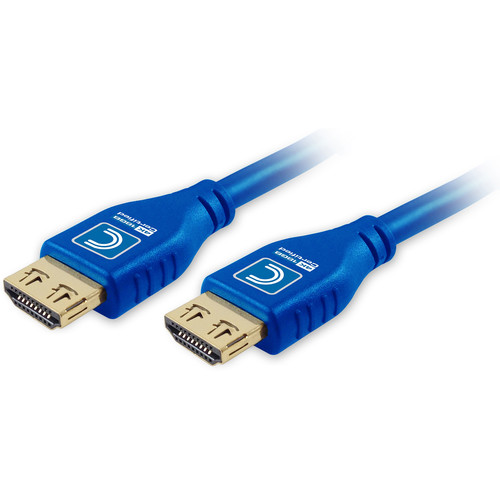 Comprehensive MicroFlex Pro High-Speed HDMI Cable with Ethernet (Blue, 6')