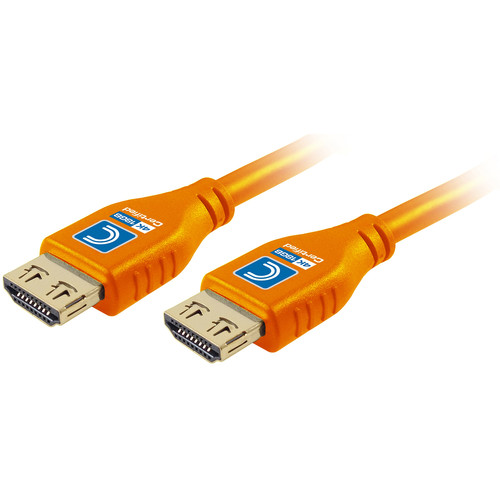 Comprehensive MicroFlex Pro High-Speed HDMI Cable with Ethernet (Orange, 9')