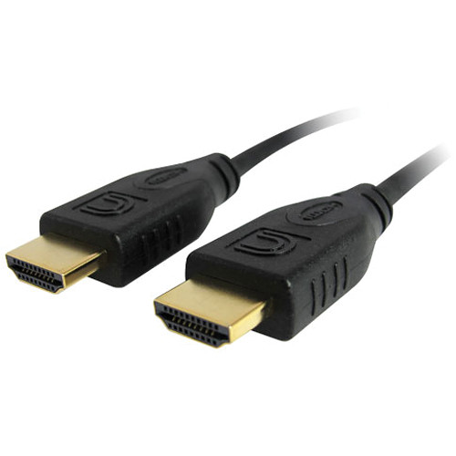 Comprehensive MicroFlex Pro AV/IT High-Speed HDMI Cable with Ethernet (Black, 3')