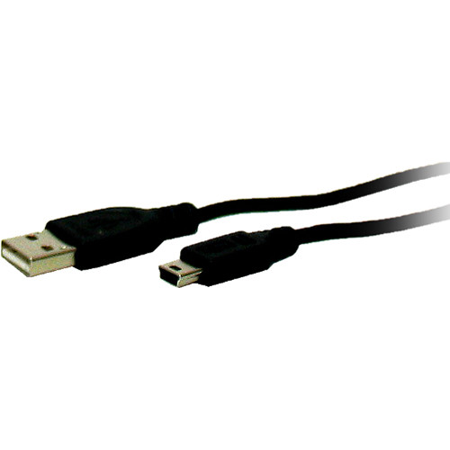 Comprehensive USB 2.0 Type-A Male to 5-Pin Mini-USB Cable (15')