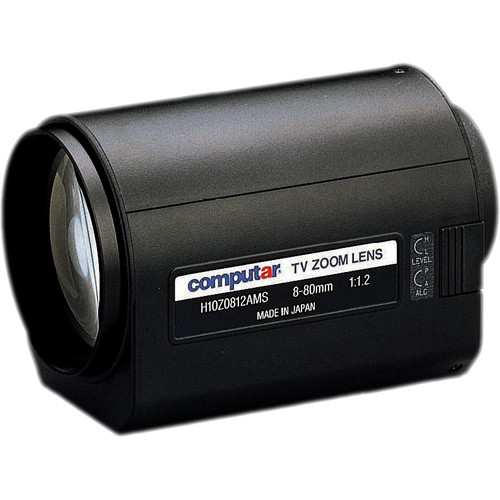 Computar H10Z0812AMS 1/2" Varifocal Auto-Iris Lens with Spot Filter (8 to 80mm)
