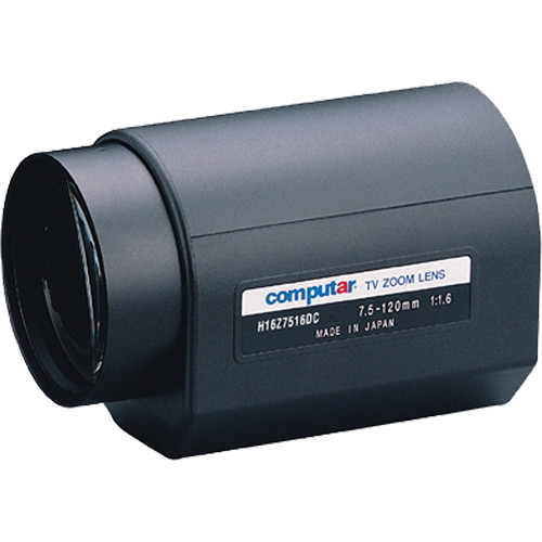 Computar H16Z7516PDC C-Mount 7.5 to 120mm f1.6 16x 1/2" Motorized Zoom Lens