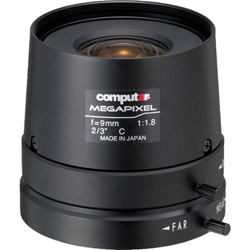 Computar C-Mount 9mm f/1.8 5MP Manual Iris Lens