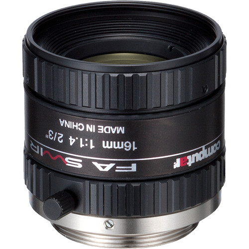 Computar M1614-SW 16mm, f/1.4, SWIR Lens for Machine Vision (C-Mount)