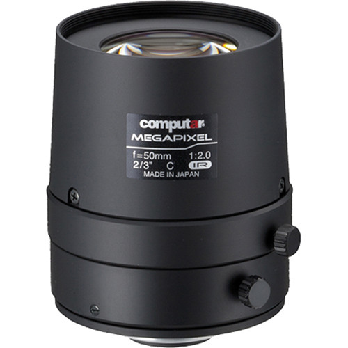 Computar C-Mount 5MP Day/Night 50mm f/2 Manual Iris Lens
