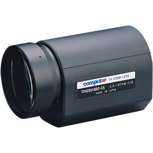 Computar T34Z5518DC 1/3" DC Auto-Iris Lens (5.5 to 187mm)