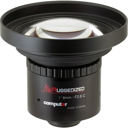 Computar V0826-MPZ-R C-Mount 8mm Machine Vision Lens
