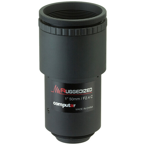 Computar V5024-MPZ-R C-Mount 50mm Machine Vision Lens