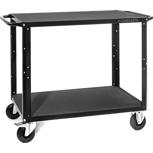 ConeCarts Large 2-Shelf Cart with High-Density Precut Foam