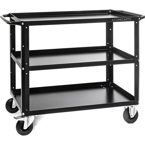 ConeCarts Large 3-Shelf Cart