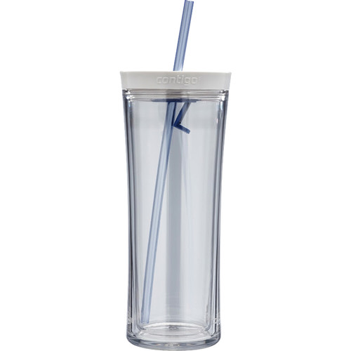 Contigo Shake & Go Tumbler (20 fl oz, Clear/Monaco)