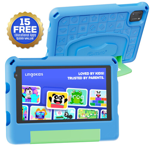 Contixo A7 7" Kids Tablet with Blue Silicone Case