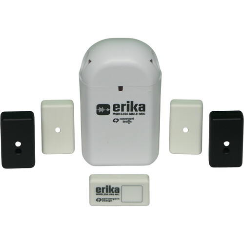 Convergent Design Erika-4 4-Person Ultracompact USB Wireless Microphone System (2.4 GHz)