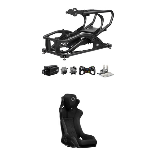 Cooler Master Dyn X All Around Professional Racing Simulator Bundle with Dyn X Racing Seat