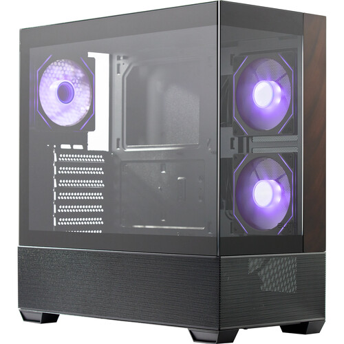 Cooler Master Elite 690 Wood ATX Tower Case (Black)