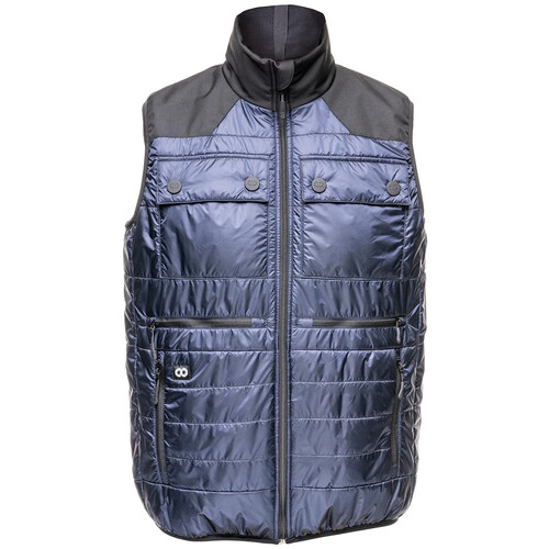 COOPH Heatable Photo Vest (Navy/Dark Gray, XX-Large)