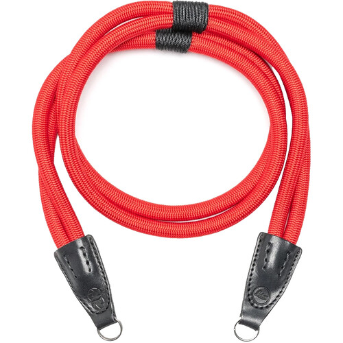 COOPH Double Rope Camera Strap (Red, 49.6", Ring Attachment)