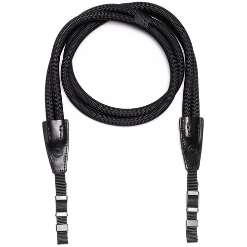 COOPH Double Rope Camera Strap (Black, 39.4", Webbing Attachment)