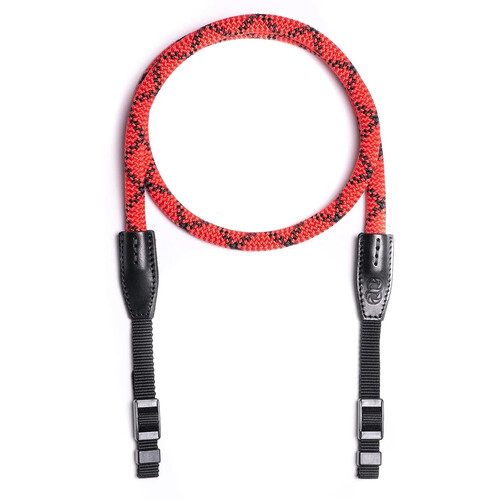 COOPH Rope Camera Strap (Duotone Red, 39.4", Webbing Attachment)