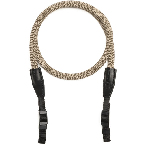 COOPH Rope Camera Strap (Beige, 51.2", Webbing Attachment)