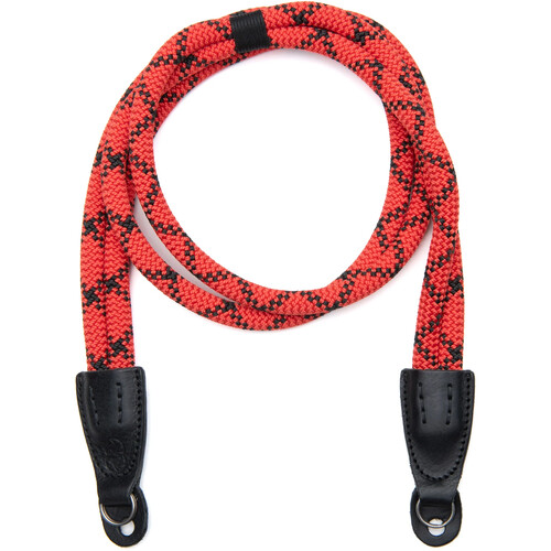 COOPH Double Rope Camera Strap (Duotone Red, 51.2", Ring Attachment)