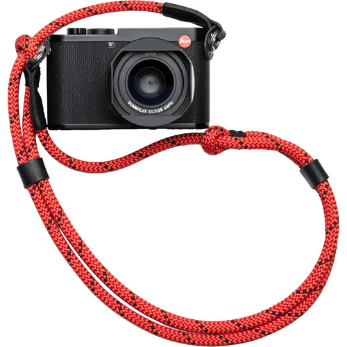 COOPH Adjustable Rope Camera Strap with Webbing Band Connector (Duotone Poppy)