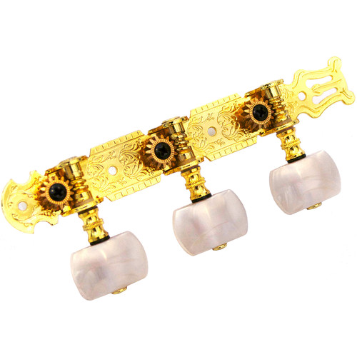 Cordoba Protege Gold & Pearl Tuning Machines for Protege Series C1 & C1M (Treble Side)