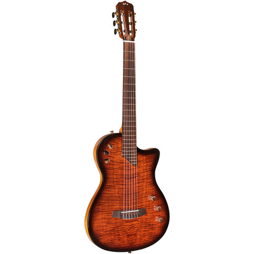 Cordoba Stage Nylon-String Electric Guitar STAGE EDGE BURST WB