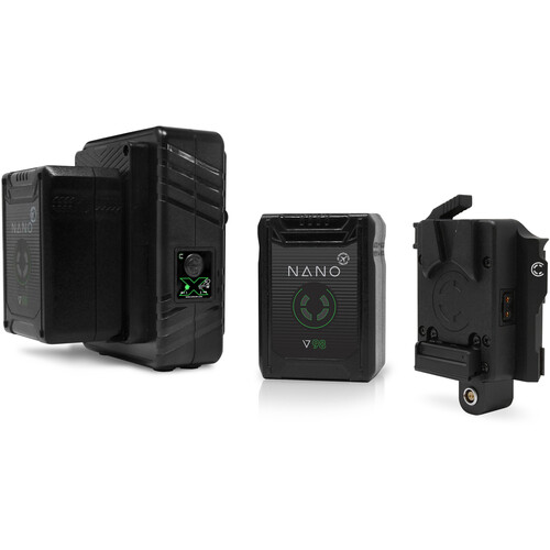 Core SWX NANO Micro 98Wh Li-Ion 2-Battery Kit with Battery Plate for RED KOMODO (V-Mount)