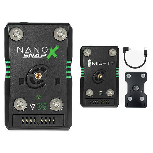 Core SWX NANO X SNAP Battery Kit with SNAP Mighty Smart-Stacking Battery (V-Mount)