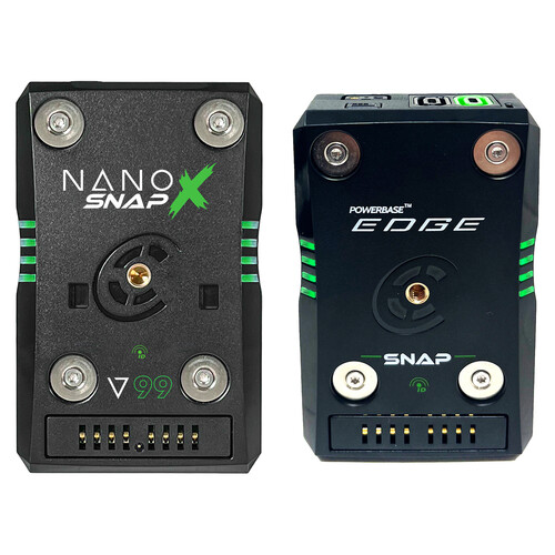 Core SWX NANO X SNAP Battery Kit with Powerbase EDGE SNAP Smart-Stacking Battery (49Wh, V-Mount)