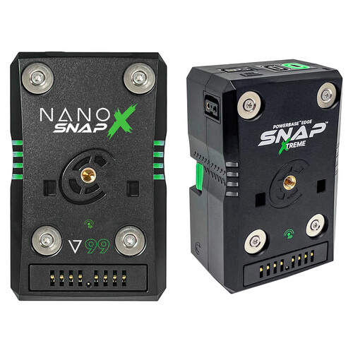 Core SWX NANO X SNAP Battery Kit with Powerbase EDGE SNAP Smart-Stacking Battery (98Wh, V-Mount)