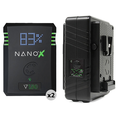 monica　NANO MED VA & HQ ➕ＶAセット Core SWX NANOX V98 4 x Batteries + Quad Charger Kit (V-Mount