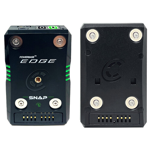 Core SWX Powerbase EDGE SNAP 49Wh Smart-Stacking Battery Pack with Snap It V-Mount Conversion Plate