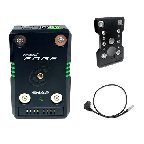 Core SWX Powerbase EDGE SNAP Battery Kit with Quick Release Plate & 2-Pin LEMO Cable (49Wh)