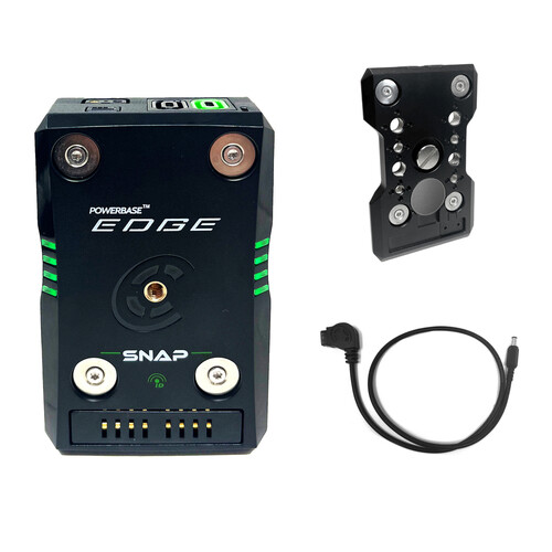 Core SWX Powerbase EDGE SNAP Battery Kit with Quick Release Plate & 2.5mm Barrel Cable (49Wh)