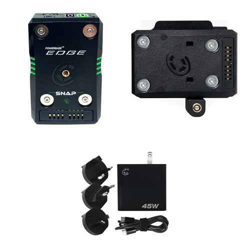 Core SWX Powerbase Edge SNAP Battery Pack with SNAP Plate & XPD-45 Universal Wall Charger (49Wh)