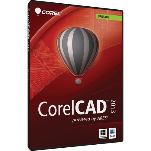Corel CorelCAD 2013 2D and 3D CAD Software Upgrade DVD (Windows & Mac)