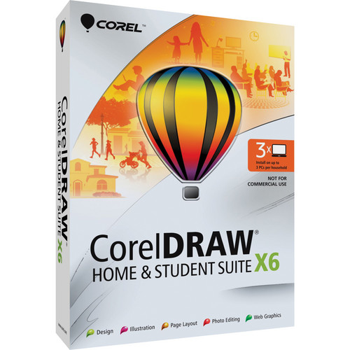 Corel CorelDRAW Graphics Suite X6 Software Upgrade DVD (Windows Only)