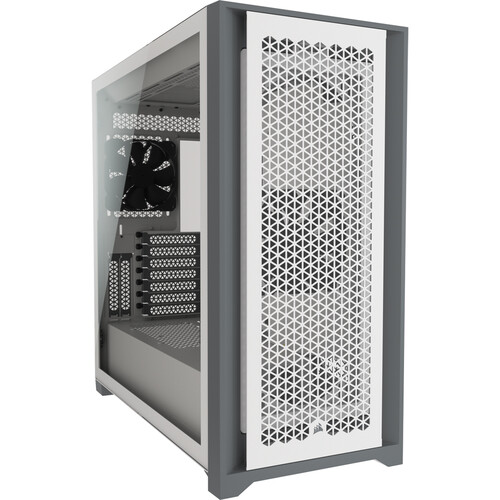 CORSAIR 5000D AIRFLOW Mid Tower Desktop Case (White)
